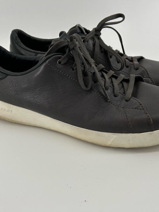 Cole Haan Other - Cole Haan Gray Leather Low-Top Sneakers with White Sole